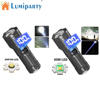 Lumiparty ไฟฉาย ลูเมนส์สูง LED 30 ดวง สว่างมาก พร้อมไฟ 4 โหมด สําหรับตั้งแคมป์