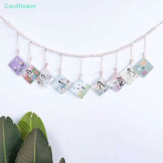 &lt;Cardflower&gt; กรอบรูปแขวนผนัง ประดับลูกปัด สไตล์โบโฮ สําหรับตกแต่งบ้าน