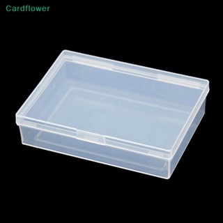 &lt;Cardflower&gt; กล่องพลาสติกใส สําหรับใส่จัดเก็บการ์ดโป๊กเกอร์