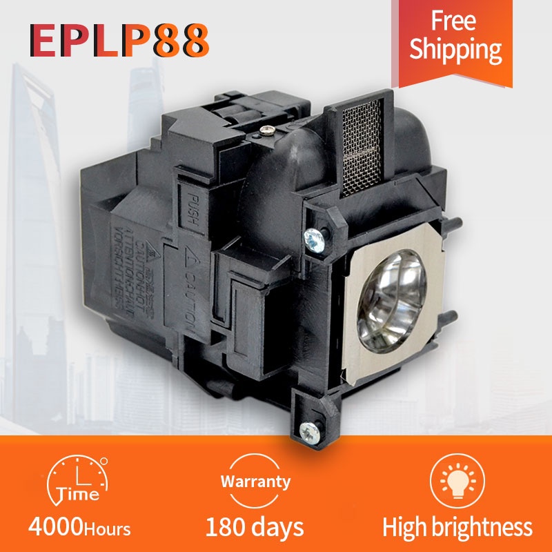 โคมไฟโปรเจคเตอร์ ELPLP88 คุณภาพสูง สําหรับ EPSON EB-S04 EB-S31 EB-W31 EB-W32 EB-X31 EB-97H