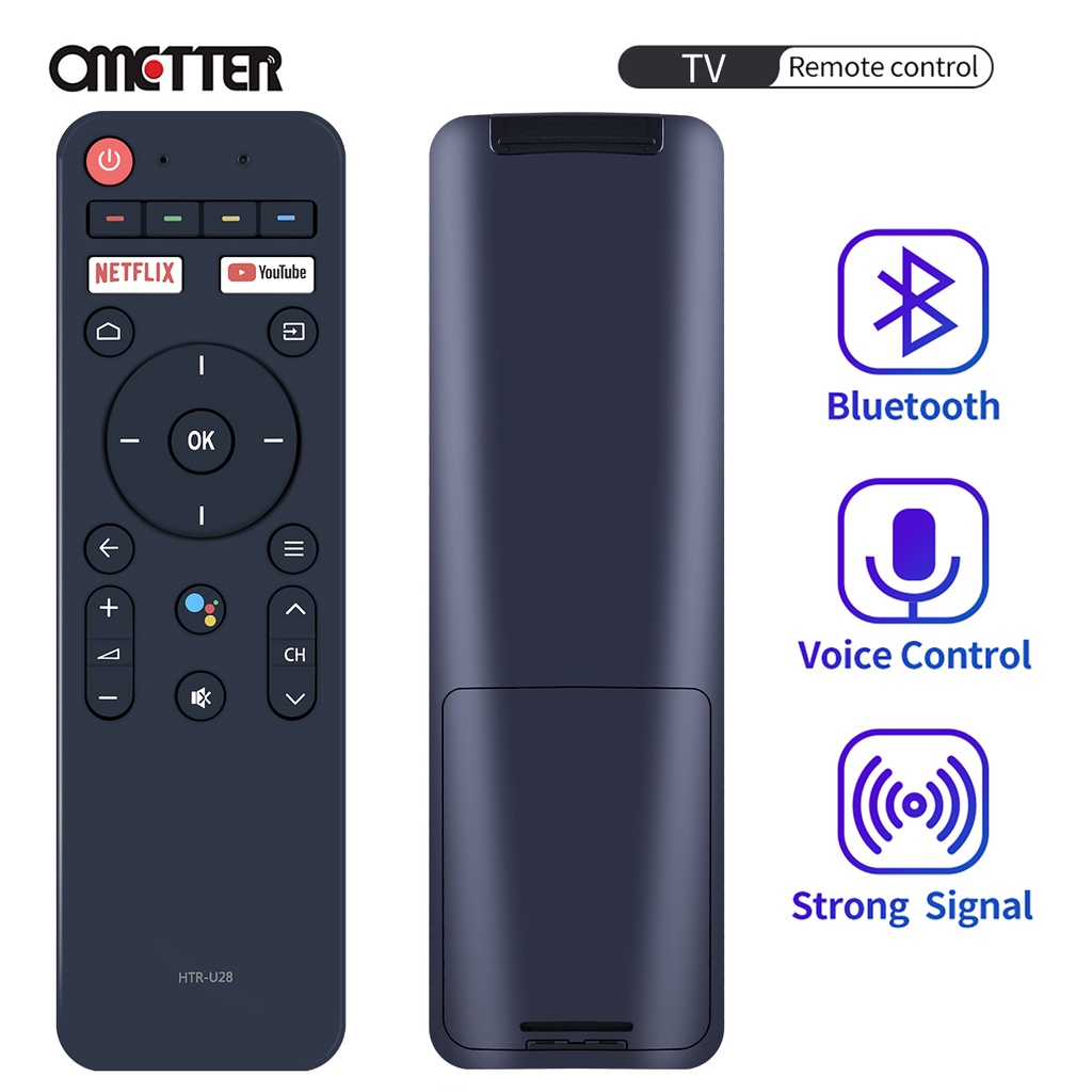 ใหม่ HTR-U28 เสียงทีวีรีโมทคอนโทรลสําหรับ Haier HTR-U28 H50S6UG H55S6UG H65S6UG 4K UHD สมาร์ท Androi