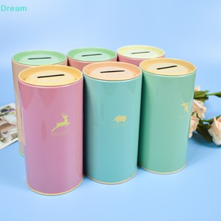 &lt;Dream&gt; กระปุกออมสินโลหะ รูปสัตว์น่ารัก สีแคนดี้ สําหรับตกแต่งบ้าน