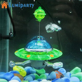 Lumiparty พร็อพจําลอง Ufo สําหรับตกแต่งตู้ปลา