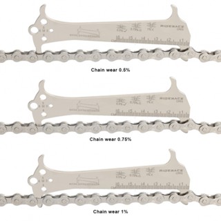 ไม้บรรทัดสเตนเลส แบบเปลี่ยน สําหรับตรวจสอบโซ่จักรยาน