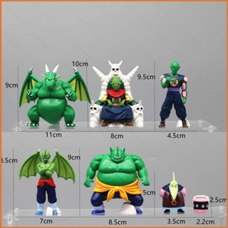 Wilk โมเดลฟิกเกอร์ Dragon Ball Piccolo Family Action Figure Tambourine Cymbal Drum Cookers ของเล่นสําหรับเด็ก 7 ชิ้น