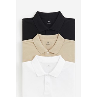 H&amp;M  Man 3-pack Regular Fit Polo shirts 0961943_1