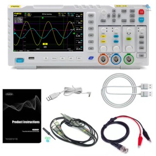 {yali} Fnirsi-1014d เครื่องกําเนิดสัญญาณ หน้าจอ LCD 7 นิ้ว แบบพกพา 100MHz* 2 Ana-log Band