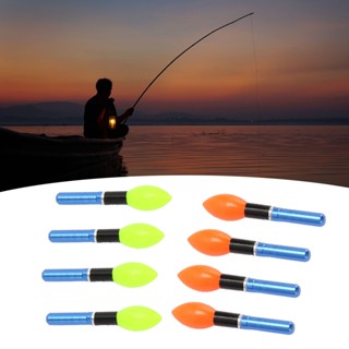  Fishi 4 ชิ้น Bobber Light Glow Sticks หลอดไฟแบบใช้ซ้ำได้ประเภทอิเล็กทรอนิกส์ตกปลาลอยแท่งไฟสำหรับตกปลากลางคืน