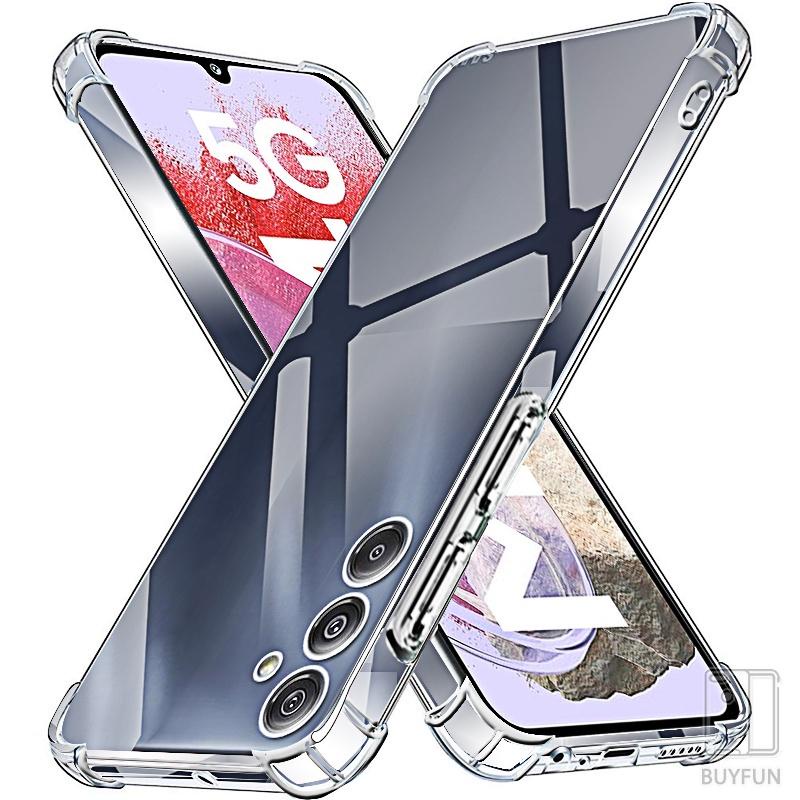 ถุงลมนิรภัยเกราะกันกระแทก Clear Anti-Fall เกราะป้องกันสําหรับ Samsung Galaxy M55 SM-M556B M556B/DS M