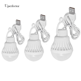 [Uperfector.th] หลอดไฟฉุกเฉิน LED ชาร์จ USB แบบพกพา สําหรับตั้งแคมป์ บาร์บีคิว