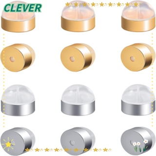 Clever อะไหล่ต่างหูซิลิโคน ขนาดเล็ก 2 สี 0.24 นิ้ว แบบเปลี่ยน สําหรับเครื่องประดับ 20 ชิ้น