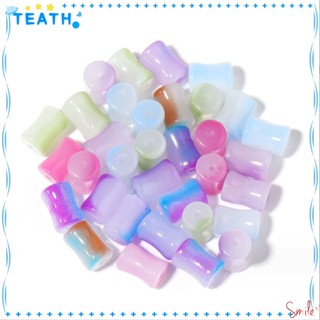 Teath ลูกปัดแก้ว หลากสี สุ่มสี 90 ชิ้น