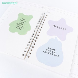 &lt;Cardflower&gt; กระดาษโน้ต แบบโปร่งแสง มีกาวในตัว 25 แผ่น สําหรับโรงเรียน สํานักงาน