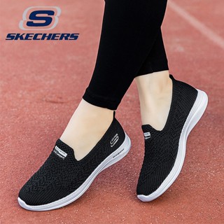 Skechers_ ใหม่ รองเท้าสลิปออน ลําลอง น้ําหนักเบา กันลื่น คุณภาพสูง สําหรับสตรี ไซซ์ 35-41