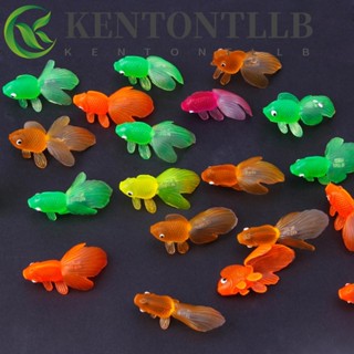 Kentontllb ของเล่นเด็ก ห้องน้ํา สีพื้น สําหรับยางนุ่ม ว่ายน้ํา ชายหาด ของเล่นจําลอง ปลาทอง