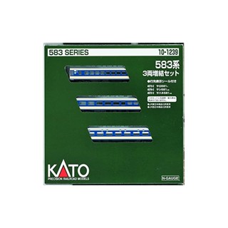 Kato N Gauge Series 583 ชุดโมเดลรถไฟ 3 คัน 10-1239