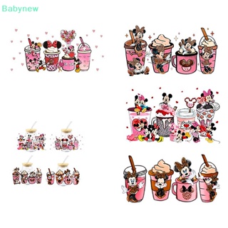 &lt;Babynew&gt; สติกเกอร์แก้วคริสตัลใส ลายการ์ตูนมิกกี้เมาส์น่ารัก กัน UV สําหรับตกแต่งสมุด แก้วมัก