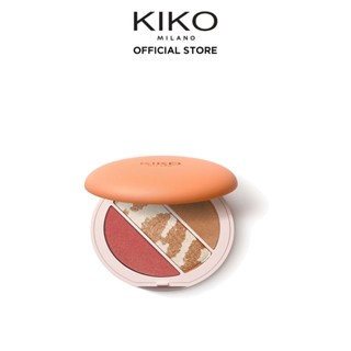 KIKO MILANO Beauty Roar Flawless Look Face Palette ฟลอเล็ซ ลุค เฟซ พาเลตต์ (พาเลทแต่งหน้า บลัชออน ไฮไลท์ บรอนเซอร์)