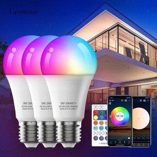 [Uperfector.th] หลอดไฟ LED WiFi RGBCW E27 หลากสีสัน