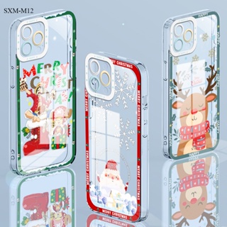 Compatible With Samsung Galaxy M11 M12 M22 M02 M23 5G เคสซัมซุง สำหรับ Case Luffy Christmas เคส เคสโทรศัพท์ เคสมือถือ Design Cases