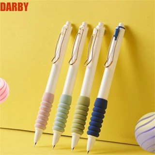 Darby ปากกาหมึกซึมน่ารัก 0.38 มม. พับเก็บได้ สีสันสดใส สําหรับนักเรียน