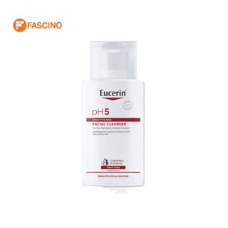 Eucerin pH5 Sensitive Skin Facial Cleanser 100ml - ผลิตภัฑณ์ทำความสะอาดผิวหน้า สำหรับผิวบอบบางแพ้ง่าย