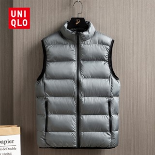 UNIQLO เสื้อแจ็กเก็ตลําลอง ผ้าฝ้าย แบบหนา ขนาดใหญ่ ให้ความอบอุ่น แฟชั่นฤดูใบไม้ร่วง และฤดูหนาว สําหรับผู้ชาย 2023 [M-5XL]