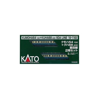 Kato N Gauge Kumoha54100+Kuha68400 ชุดโมเดลรถไฟ 2 สาย 10-1183