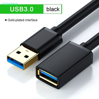 [risingmp] สายเคเบิลต่อขยาย USB3.0 สําหรับ Smart TV PS4 Xbox One SSD ตัวผู้ เป็นตัวเมีย Mini USB3.0