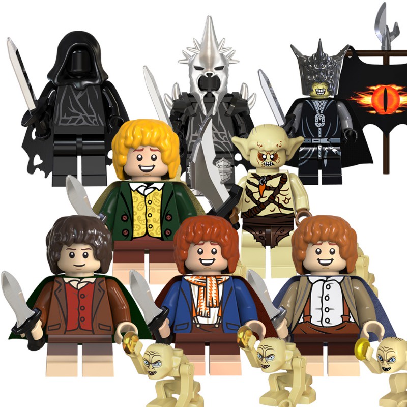 ฟิกเกอร์ The Lord of The Rings Sam Goblin Frodo Ringwraith Fantasy Film ขนาดเล็ก ของเล่นสําหรับเด็ก