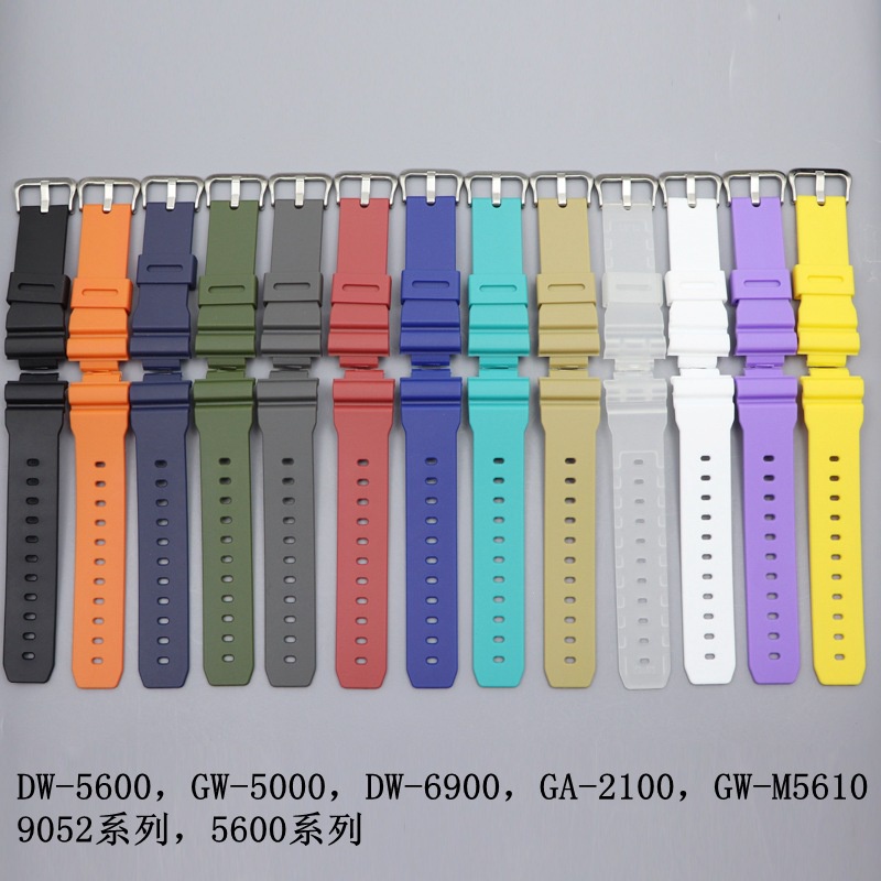 สายนาฬิกาข้อมือเรซิ่น แบบเปลี่ยน สําหรับ Casio G-shock DW-6900 5610 ga2100 LS-5600 GW-M5610 G-5600 GW-B5600 GLX-5600 GB-5600