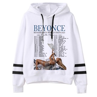 Beyonce เสื้อฮู้ดดี้ แขนยาว ผ้าฟลีซ แบบสวมหัว ตลก เหมาะกับฤดูหนาว สําหรับผู้หญิง y2k