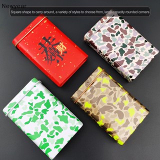 [Newyear] แผ่นดีบุก กันความชื้น แบบพกพา 20 เคส อุปกรณ์เสริม สําหรับสูบบุหรี่กลางแจ้ง [TH]