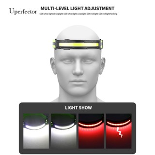 [Uperfector.th] ไฟหน้าฉุกเฉิน 400 Lumens สําหรับเล่นกีฬากลางแจ้ง