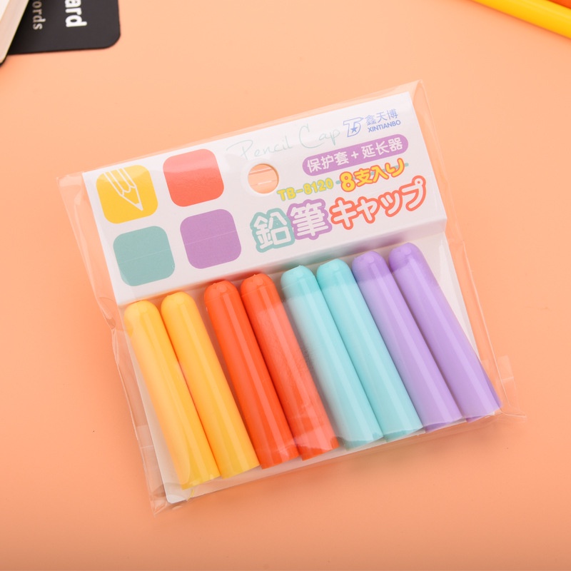 เคสป้องกันปากกา ดินสอ สีแคนดี้ สร้างสรรค์ ป้องกันการปั๊ม WJ375