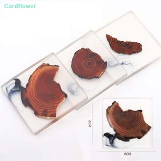 &lt;Cardflower&gt; ถาดเรซิ่น ทรงกลม สําหรับผสมสีทาเล็บเจล 1 ชิ้น