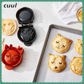 Hand Pie Maker Table Fox และ Owl Hand Pie Moulds Dough Presser Pocket Pie Moulds Pie Top Cutter COD