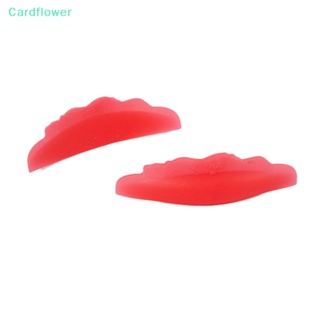 &lt;Cardflower&gt; แผ่นซิลิโคน สําหรับดัดขนตา 5 คู่