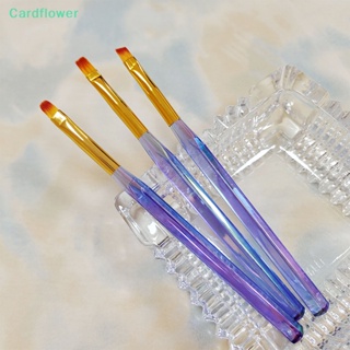 &lt;Cardflower&gt; ปากกาเพ้นท์เล็บอะคริลิค ลายดอกไม้ 3D สําหรับตกแต่งเล็บ 3 ชิ้น ต่อชุด