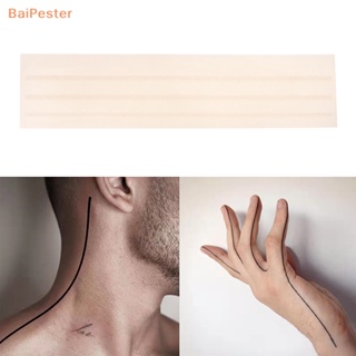 [BaiPester] สติกเกอร์รอยสักชั่วคราว รอยสักปลอม กันน้ํา สีดํา แบบเรียบ แฟชั่นสําหรับผู้ชาย และผู้หญิง