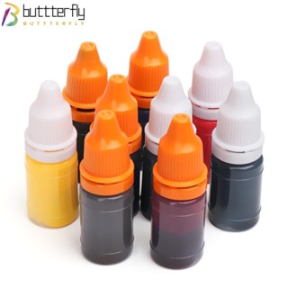 Buttterfly หมึกเติมน้ํามัน หลากสี สําหรับปั๊มหมึก 2 ชิ้น