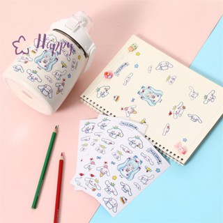 &lt;Happybay&gt; สติกเกอร์ กันน้ํา ลายการ์ตูน Sanrio Cinnamoroll Kulomi My Melody น่ารัก ไร้รอยต่อ สําหรับติดตกแต่งแก้วน้ํา 10 ชิ้น