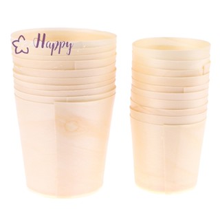 &lt;Happybay&gt; ถ้วยแก้วใส่เครื่องดื่ม ชา กาแฟ 10 ชิ้น