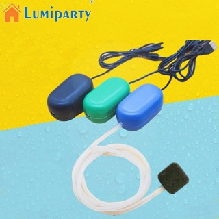 Lumiparty เครื่องปั๊มออกซิเจน Usb เสียงเงียบ แบบพกพา สําหรับตู้ปลา