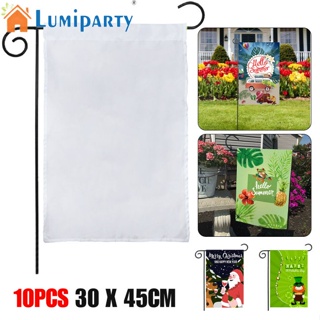 Lumiparty ธงแบนเนอร์โพลีเอสเตอร์ 30x45 ซม. สําหรับตกแต่งสวน โรงเรียน กีฬา 10 ชิ้น