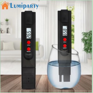 Lumiparty ปากกาทดสอบคุณภาพน้ํา Ec Tds Ph Meter ความแม่นยําสูง สําหรับสระว่ายน้ํา ตู้ปลา