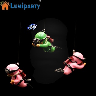 Lumiparty ตุ๊กตาเรซิ่น รูปนักดําน้ําน่ารัก สําหรับตกแต่งตู้ปลา