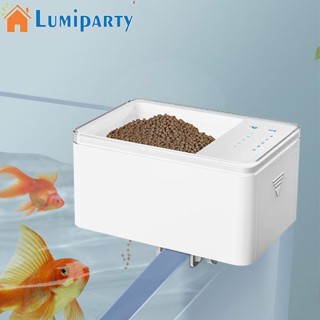 Lumiparty เครื่องให้อาหารปลาอัตโนมัติ พร้อมตัวจับเวลา อุปกรณ์เสริม สําหรับตู้ปลา