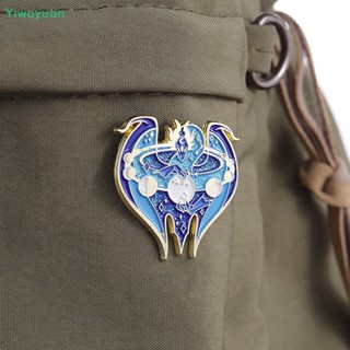 &lt;Yiwuyuan&gt; เข็มกลัด ลายการ์ตูน Galaxy Moon Lunar Eclipse Dragon Pin สําหรับติดกระเป๋าเป้สะพายหลัง DIY