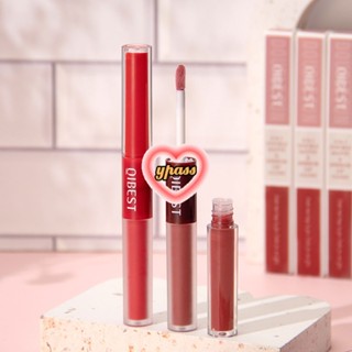 CYREAL 2 In 1 Qibest Velvet Matte Waterprooflipstick Mirror Effect Gloss Light Bright Color Lip Gloss Moisturizing Nourishing Plump Lips Lipstick36 ลิปสติก